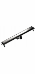 SpiroFlex 800 liniový sprchový žlab AQUA STEEL LA s leštěným roštem SZGM (S)