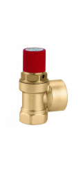 CALEFFI Pojistný ventil. Připojení s vnitřním závitem 3/4" 2,5 baru