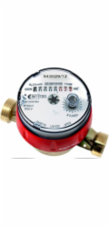 BMETERS MĚŘIDLA Vodoměr GSD8-RFM na teplou vodu 1/2'' AC Q3 1,6 m3/h DN15 Mid R100/R50 Am