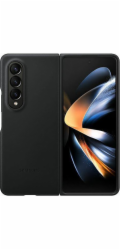Samsung Kožený kryt pro Galaxy Z Fold4, černý