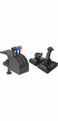 Logitech Joystick G Saitek Pro Flight Throttle Quadrant (945-000015) + G X56 Hotas (945-000059)