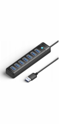 Orico Kabel HUB 7-port USB-A 3.0 1M - černý