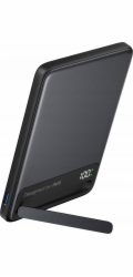 INIU Powerbank MagPro Slim - magnetická bezdrátová powerbanka 10000mAh černá - Záruka bezpečnosti. Jednoduché splátky. Doprava zdarma od 170 PLN.