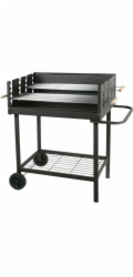Master Grill & Party MG648 zahradní gril na dřevěné uhlí 52 cm x 75 cm