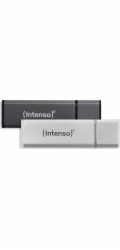Intenso AluLine USB disk 32GB Doppelpack 2x32GB - 32GB USB flash disk USB typu A 2.0 antracitová, stříbrná