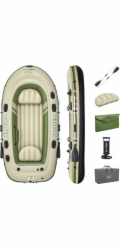 Bestway Nafukovací ponton pro 3 osoby + vesla 294 x 137 cm Voyager X3 Raft 65164 EDUKAMP