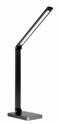 Platinet STOLNÍ LAMPA STOLNÍ LAMPA 10W, HLINÍK, BEZDRÁTOVÉ NABÍJENÍ, 3KROKOVÉ STMÍVÁNÍ, 5KROKOVÁ NASTAVENÍ BAREV, ČERNÁ [46024]