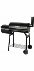 Master Grill & Party MG507 Gril na dřevěné uhlí s udírnou 40 cm x 36 cm