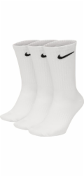 Nike Ponožky Everyday Lightweight Crew 3Pak High Socks 100: Velikost - 42 - 46