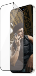 PanzerGlass Ultra-Wide Fit Matrix antibakteriální hybridní sklo pro iPhone 15 Pro
