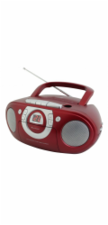 BOOMBOX SOUNDMASTER SCD5100RO FM, CD/CD-R/RW, KAZETA, SÍŤ/BATERIE, AUX-IN