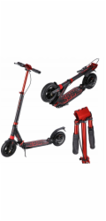 Nils Extreme HM209T ČERNO-ČERVENÁ SKÚTR S KOTOUČOVOU BRZDOU NILS EXTREME