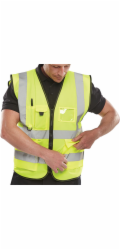 BEESWIFT Reflexní vesta Executive, velikost S, žlutá