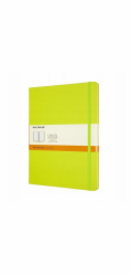 Moleskine Classic XL zápisník (19x25cm), linkovaný, pevná vazba, 192 stran, citronovo zelená