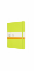 Moleskine Zápisník Classic XL (19x25cm), linkovaný, měkká vazba, 192 stran, citronovo zelená