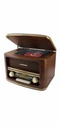 Soundmaster STEREO NR961 gramofon DAB+/FM CD/MP3 USB BT, 2x2W, dálkové ovládání, AUX-IN