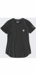 Carhartt Tričko Force Mid Logo černé