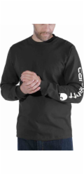 Carhartt Carhartt Logo Dlouhý rukáv Černá