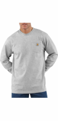 Carhartt Tričko Carhartt Heavyweight s kapsami, velikost L/S, šedá