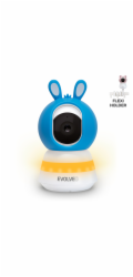 EVOLVEO Baby Monitor LUX- Chytrá 360° videochůvička s nočním viděním, detekcí pláče a pohybu, modrá