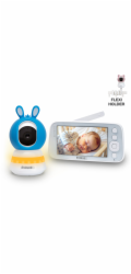 EVOLVEO Baby Monitor N5 - Set videochůvičky s 360° dohledem, obousměrnou komunikací a ukolébavkami,