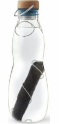 Black & Blum Láhev na vodu EAU GOOD s pouzdrem, tyrkysová / BLACK+BLUM