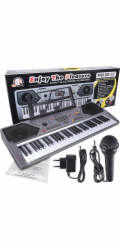 NoName Q 001 UF Klávesový varhanní klavír s mikrofonem pro děti USB MP3 rádio