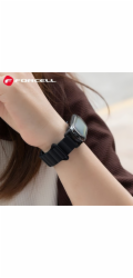 ForCell Řemínek pro Mi Band 8 Xiaomi F-Design FX8 s přezkou ze silikonu, černý