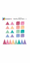 Plus Plus CONNETIX Pastel Mini Pack 32 ks magnetických kostek 3+