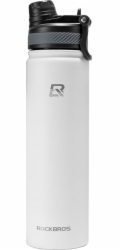 RockBros Termoláhev na cyklistické nápoje 620 ml - bílá Termoláhev na cyklistické nápoje 620 ml - bílá