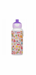 U-grow Dětská láhev Pop-Up Campus 400 ml Food Fest 107410065405