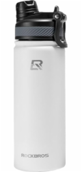 RockBros Termoláhev na pití 530 ml na kolo - bílá