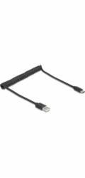 Delock USB kabel USB-A - USB-C 0,75 m černý (90368)