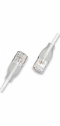 Wantec Síťový kabel 7403 bílý 0,5 m Cat6a