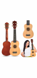 LUNA GUITARS SUPRIMO UK21 NW sopránové ukulele 21 přírodní dr
