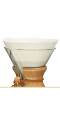Chemex - Kulaté papírové filtry, rozložené, 6, 8, 10 šálků