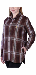 Carhartt Těžká levandulová fleecová svrchní košile