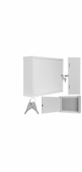 STALFLEX Kovová rozvaděčová skříň s povrchovou montáží TPR-5S 520x400x140mm s kovovým plechem