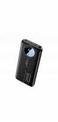 Yesido Powerbanka YP40 10 000 mAh LED, 2xUSB-A + USB-C, ČERNÁ / ČERNÁ