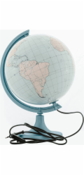 Zachem Globe 250 kontur s vysvětlením, podsvícený