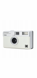 Kodak Analogový fotoaparát Ektar na 35mm film / 2 fotografie na políčko / H35 / Bílá a šedá