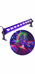 LIGHT4ME LED BAR UV 9 + BÍLÁ LED páska 9x3W ultrafialová + bílá