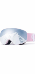 Baby Professor Dětské lyžařské brýle Qunature Pink (střední/velká dětská verze)