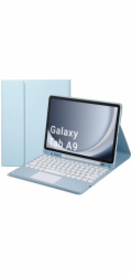Strado Pouzdro s Bluetooth klávesnicí a touchpadem pro Samsung Galaxy Tab A9 8.7 CFX110 (modré)