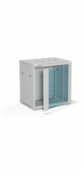 ALANTEC Regálová skříň 19" 12U 600x450, Šedý FLAT PACK