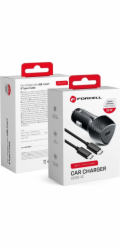 ForCell Nabíječka FORCELL F-ENERGY Carbon CC50-1C Autonabíječka Typ C + Kabel Typ C na Typ C PD 3A 20W Černá