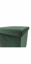 Pouf Domoletti Mateo, zelený, 38 cm x 38 cm x 38 cm