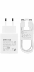 Samsung Nabíječka EP-TA845EWE 45W s kabelem USB-C Samsung EP-DW767JWE 45W 1,8 m (OOB Bulk - náhradní balení) - bílá