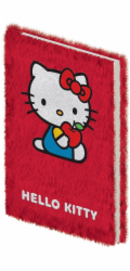 GF Hello Kitty Apple - plyšový zápisník A5 14,8x21