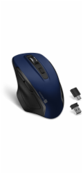 CONNECT IT Dual SmartSwitch bezdrátová myš, USB-A + C (+1x AA baterie zdarma), MODRÁ